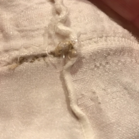 Flexees M ivory shapewear shaper slimming panty lined satin lace trim skirt - Picture 12 of 12